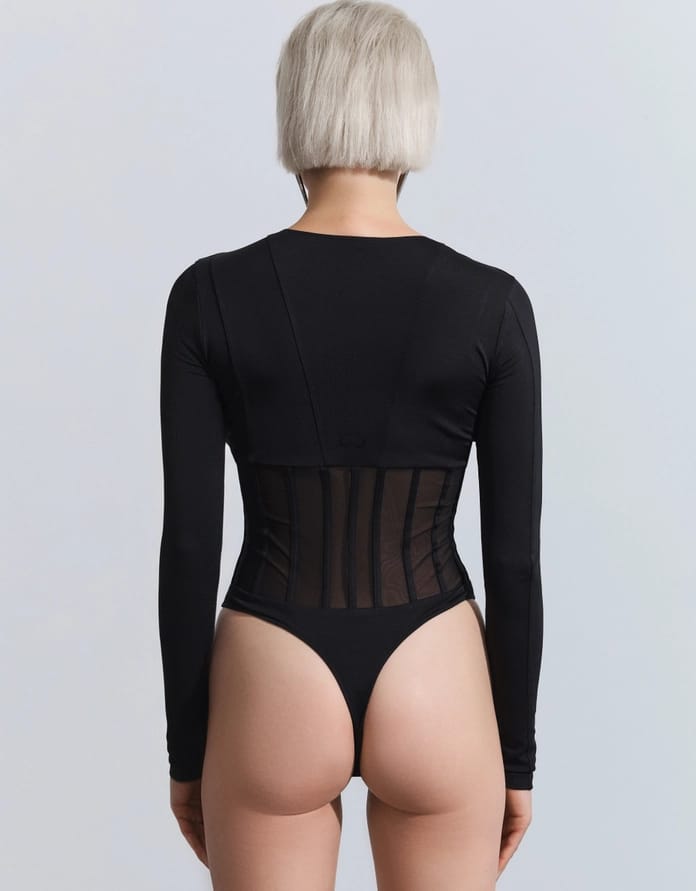 Боди моделирующее с сеткой