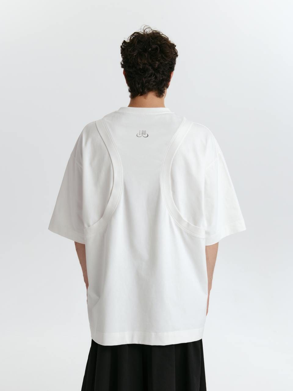 Футболка-майка из велюрового хлопка