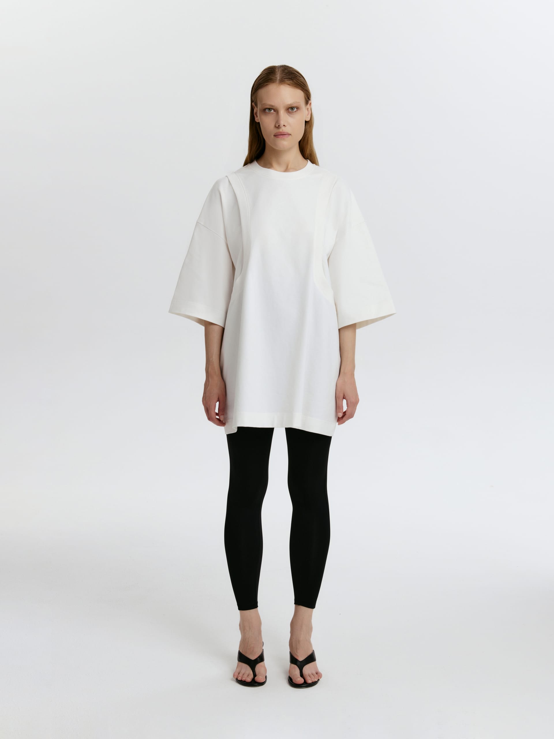 Футболка-майка из велюрового хлопка