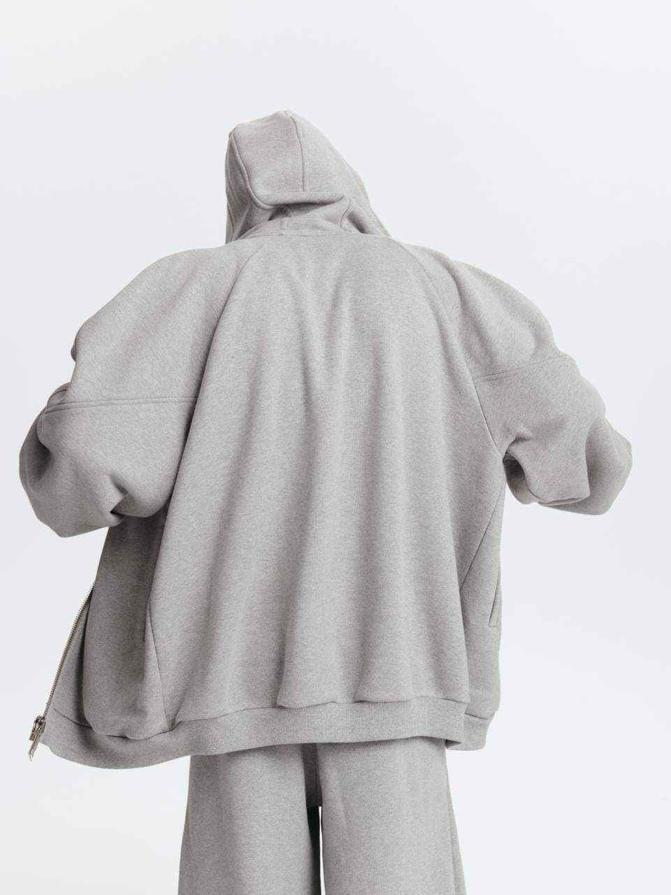 Зип-худи унисекс с акцентной молнией